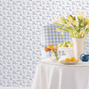Norwall Wallcoverings Pretty Prints 4 CN24619 Small Toile Wallpaper Blue