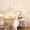 Norwall Pretty Prints 4 CO25908 Hortensia Trail Red Green Cream Wallpaper