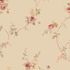 Norwall Wallcoverings Silk Impressions 2 IM36400  In-Reg White Wedding Trail Wallpaper Tan Taupe Beige Red