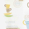 Norwall Wallcoverings  FK34426 Fresh Kitchens 5 Coffee Time Wallpaper Green, Yellow, Brown, Blue