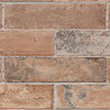Norwall Wallcoverings LL29534 Illusions 2 Swiss Brick Red Brown Wallpaper