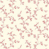 Norwall Wallcoverings Pretty Prints 4 AB27625 Allison's Trail Wallpaper Red Cream