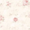 Norwall Wallcoverings AB27661 Abby Rose 3 Morning Dew Wallpaper Soft/Pink/Green/Cream