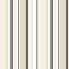Step Stripe Wallpaper in Black, Tan, Taupe, Ebony ST36910 by Norwall