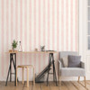 Stripe with Texture Wallpaper in Pink, Rose ST36935 by Norwall