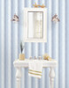 Random Stripe Wallpaper in Blue, Denim, Soft Blue ST36920 by Norwall