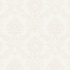 Norwall Wallcoverings Classic Silks 2 SL27545 Document Damask Wallpaper White, Pearl