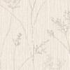 Norwall Wallcoverings  TX34808 Texture Style 2 Cow Parsley Wallpaper Grey, Cream