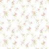 Norwall Wallcoverings Pretty Prints 4 PP35530 Ivy Trail Wallpaper Pink Green