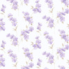 Norwall Wallcoverings PR33850 Floral Prints 2 Dawn Floral Wallpaper Purple  Brown