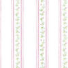 Norwall Wallcoverings PR33870 Floral Prints 2 Lilac Stripe Wallpaper Pink  Blue  Green