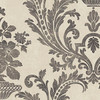 Norwall Wallcoverings SD36152 Stripes & Damasks 3 Sari with Texture Wallpaper Beige/Black