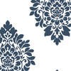 Norwall Shades SH34546 Medallion Damask Wallpaper Navy