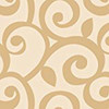 SH34510 Norwall Shades Curling Leaf Beige Brown Wallpaper
