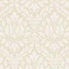 Norwall Wallcoverings SD36144 Stripes & Damasks 3 Stitched Damask Wallpaper Beige Grey