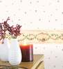 Norwall Wallcoverings Pretty Prints 4 PP27834 Camille's Mini Wallpaper Pearl Pink Green