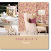 Norwall Wallcoverings AB27650 Abby Rose 3 Shabby Rose Buds Wallpaper Beige/Red/Purple/Green