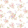 Norwall Pretty Prints 4 PP27747 Blossom Mini Pink Purple Green Wallpaper
