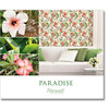 Norwall Paradise PA34236 Botanical Floral Wallpaper Pink, Cream, Breow