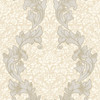 Norwall Concerto JC20032 Damask Wallpaper Beige, Cream, Taupe