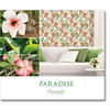 Norwall Paradise PA34217 Pure Stripe Wallpaper Red, Cream, Tan