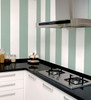 Norwall Simply Stripes 2 SY33946 5.25" Stripe Wallpaper Teal, White