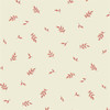 Norwall Wallcoverings KE29920 Kitchen Elements Kitchen Leaves Wallpaper Cream, Red