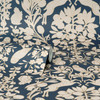 M1684 Richmond Floral Wallpaper in Gold Blue Colors with Woodland Design Whimsical Style Non Woven Unpasted Wall Covering by Brewster