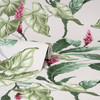 M1692 Meridian Parade Tropical Leaves Wallpaper in Light Grey Pink Green Colors with Foliage Paradise Forest Style Non Woven Unpasted Wall Covering by Brewster