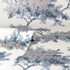 M1672 Ashdown Tree Wallpaper in Dark Blue Copper Colors with Classical Elegance Modern Style Non Woven Unpasted Wall Covering by Brewster