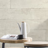 4015-426007 Lanier Stone Plank Wallpaper in Dove Off White Gray Colors with Authentic Rough Feel Industrial Style Wall Covering Non Woven Unpasted Vinyl by Brewster