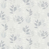 2979-37261-4 Napali Leaf Wallpaper in Light Gray Colors with Serene and Polished Look Modern Style Expanded Vinyl Unpasted Wall Covering by Brewster