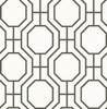 2625-21844 Circuit Black Modern Ironwork Wallpaper Non Woven Material Geometric Theme Modern Style Symetrie Collection from A-Street Prints by Brewster Made in Great Britain