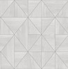 2896-25320 Cheverny Wood Tile Wallpaper in Light Grey Silver Outline Colors with Triangular Tiles Modern Style Non Woven Unpasted Wall Covering by Brewster