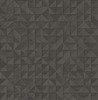 2896-25326 Gallerie Triangle Geometric Wallpaper in Black Colors with Rustic Design Modern Style Non Woven Unpasted Wall Covering by Brewster