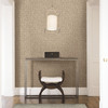 2896-25328 Gallerie Triangle Geometric Wallpaper in Warm Taupe Colors with Woodgrain Detailing Modern Style Non Woven Unpasted Wall Covering by Brewster