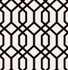 FD23270 Trellis Montauk Wallpaper in Black Beige Colors with Classic Pattern Modern Style Non Woven Unpasted Wall Covering by Brewster