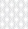 2973-90602 Rion Trellis Wallpaper with Two Shades in Grey Colors Transitional Style Unpasted Acrylic Coated Paper by Brewster