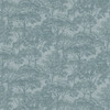 4044-38023-2 Teatro Trees Wallpaper in Blue Dark Teal Colors with Tranquil Design Modern Style Unpasted Non Woven Vinyl Wall Covering by Brewster