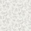 4044-38021-1 Zapata Trees Wallpaper in Off White Gray Colors with Details Inked Tropical Style Unpasted Non Woven Vinyl Wall Covering by Brewster