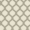 2971-86309 Payton Hexagon Trellis Wallpaper with Linked with a Sharp Twist in Grey Off White Colors Farmhouse Style Non Woven Backed Vinyl Unpasted by Brewster