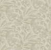 2971-86150 Lei Etched Leaves Wallpaper with Leaf Etchings on Top in Neutral Gray Taupe Colors Farmhouse Style Non Woven Backed Vinyl Unpasted by Brewster