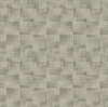 2971-86157 Ting Abstract Woven Wallpaper with Overlapping Grids Textural Backdrop in Coffee Brown Gray Green Colors Modern Style Non Woven Backed Vinyl Unpasted by Brewster