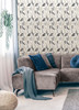 NUS4634 Multi Lenny Geometric Peel & Stick Wallpaper with Funky Shapes in Taupe Multi Neutral Colors Bohemian Style Peel and Stick Adhesive Vinyl