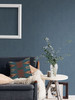 NUS4399 Sampson Peel & Stick Wallpaper with Chevron Raised Inks Pattern in Blue Colors Traditional Style Peel and Stick Adhesive Vinyl