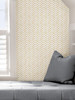 NUS4388 Holden Peel & Stick Wallpaper with Subtle Dimension in Ochre Black Colors Modern Style Peel and Stick Adhesive Vinyl