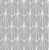 NUS4377 Dorset Peel & Stick Wallpaper with Complement Styled Home in Grey White Colors Modern Style Peel and Stick Adhesive Vinyl