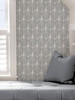 NUS4377 Dorset Peel & Stick Wallpaper with Complement Styled Home in Grey White Colors Modern Style Peel and Stick Adhesive Vinyl