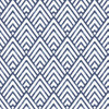 NUS1701 Arrowhead Deep Peel & Stick Wallpaper with Chic Diamonds Form in Deep Blue White Colors Modern Style Peel and Stick Adhesive Vinyl