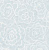 NUS4048 Saraya Peel & Stick Wallpaper with Ink Tactile Backdrop in Blue Off White Colors Modern Style Peel and Stick Adhesive Vinyl